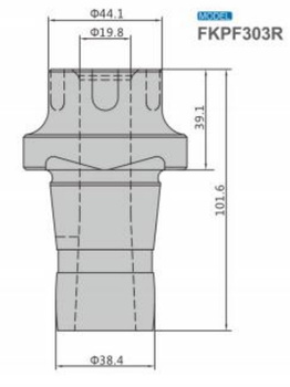 Gniazdo obsada noża FKPF303R bit holder