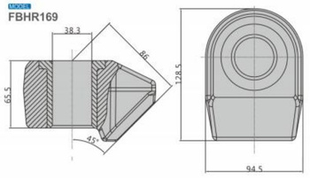 Gniazdo obsada noża FBHR169 bit holder